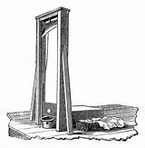 Guillotine Isolated Stock Vintage Illustration Engraving Depositphotos Drawing Blade Thing Looking Some Vector Illustrations sketch template