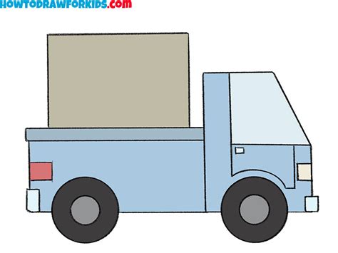 draw  delivery truck easy drawing tutorial  kids