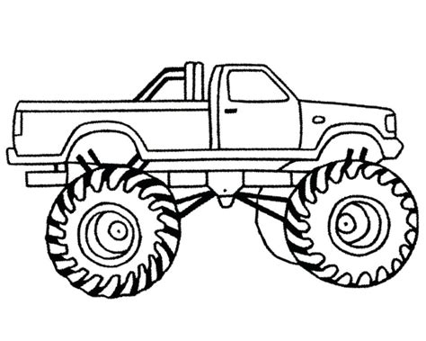 monster truck coloring page  print  color