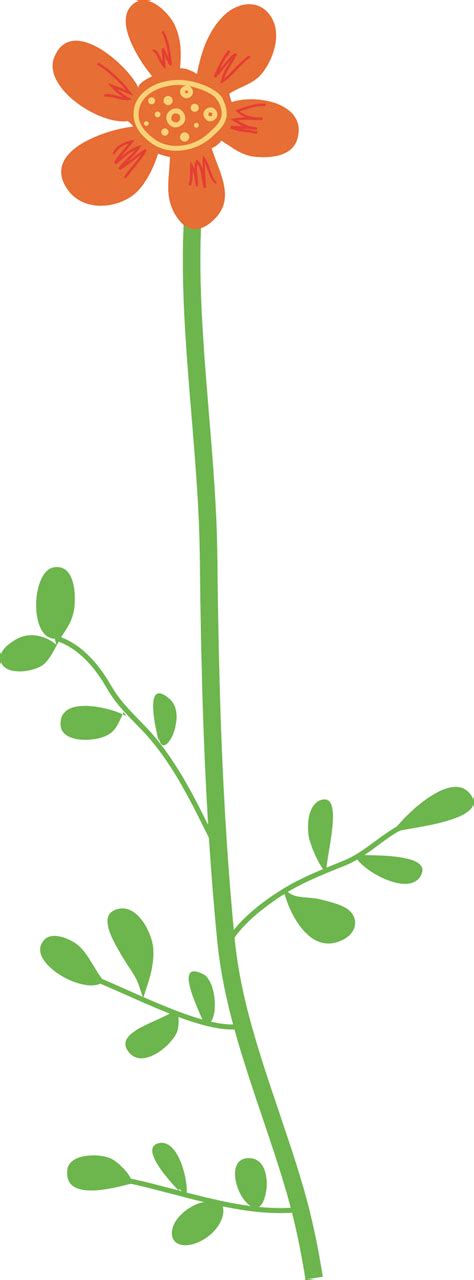pictures  flower stems clipart