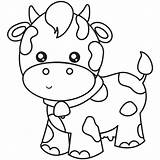 Cows Coloringbuddy Outlines Scenes Fiverr Spotted Charming sketch template