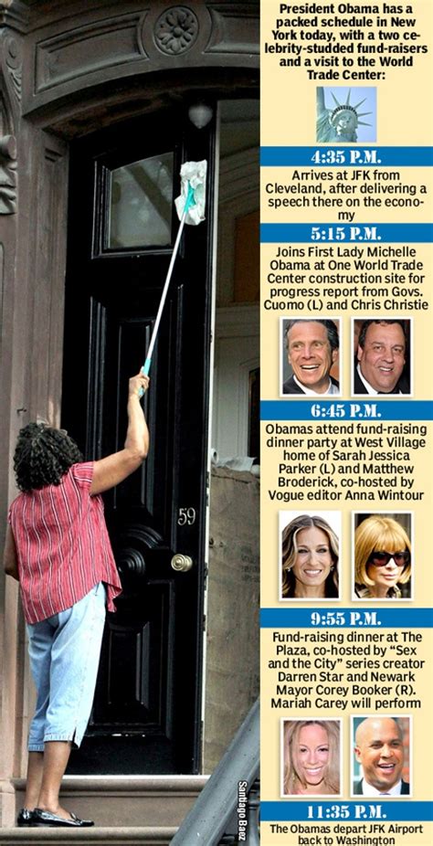 sjp spiffs up her town house before obama s arrival today