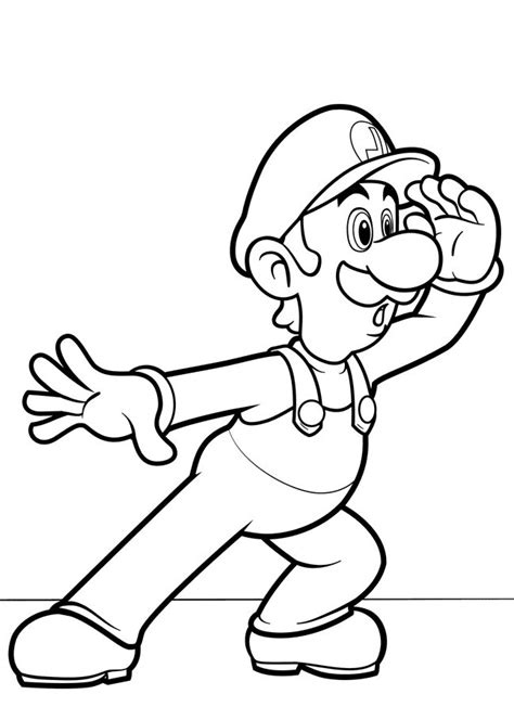 mario luigi coloring pages coloring pages