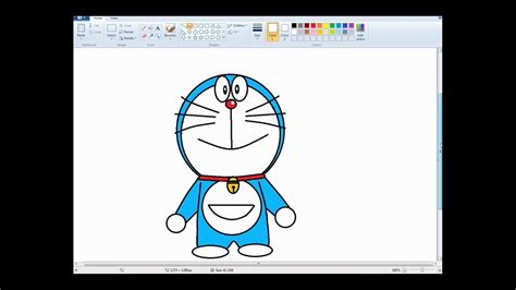 How To Draw Doraemon On Pc Easy And Step By Step