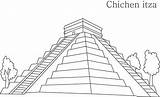 Piramide Colorear sketch template