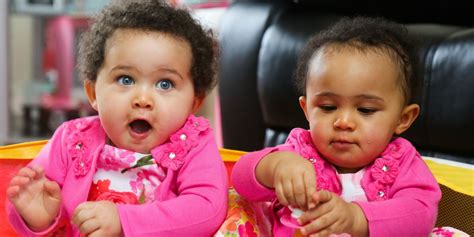Mixed Race Twins Born With Identical Dna But Different