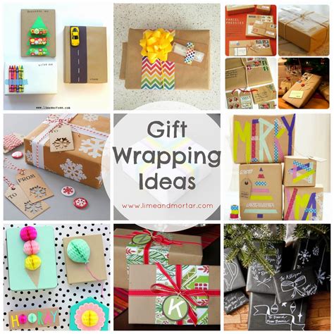 lime mortar creative gift wrapping ideas