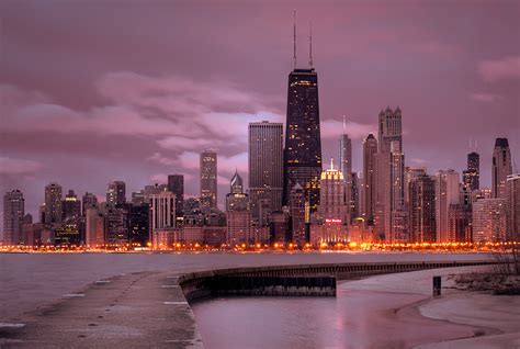 chicago skyline panorama section dave wilson photography