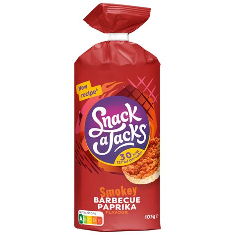 aanbieding snack  jacks rijstwafels bbq paprika