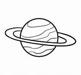Saturn Colorare Malbuch Coloriage Livre Colorless Astronave sketch template