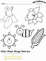 Coloring Yellow Pages Printable Popular Preschoolers sketch template