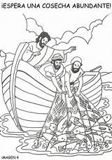 Coloring Pages Jesus Fish Niños Men Catch Fishers Kids Para Bible Colorir Miraculous Nets Biblicos Dibujos Desenhos Color Clase School sketch template