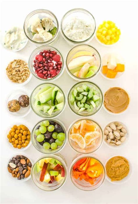 easy healthy snacks   prep  advance  calorie snacks