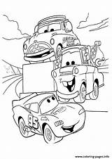 Mcqueen A4 Lightning Coloring Friends Pages Cars Disney Talking Print Printable sketch template