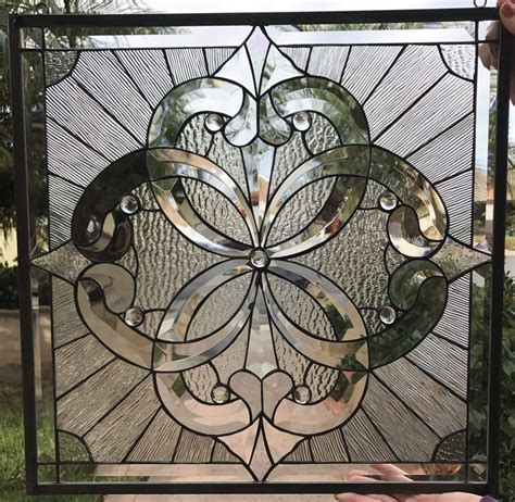 Magnificent The Pacifica Clear Beveled Leaded Stained