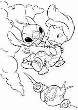 Stitch Coloring Pages Easy Tulamama Print sketch template