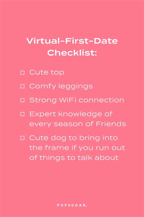 Tips For Having A First Date Over Facetime Popsugar Love