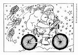 Coloring Christmas Contest Bike Junkie sketch template