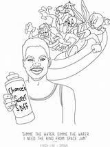 Chance Coloring Book Printable Rapper Downloadable Theinterns Via sketch template