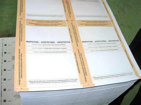 ballot paper presidential elections  poland