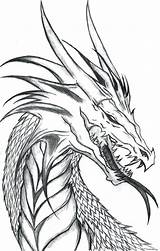 Dragon Coloring Pages Drawing Mythical Evil Dragons Realistic Creative Outline Neon Creature Scary Head Drawings Tattoo Greek Designs Outlines Getdrawings sketch template