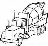 Wheeler Coloring Truck Pages Getcolorings Semi sketch template