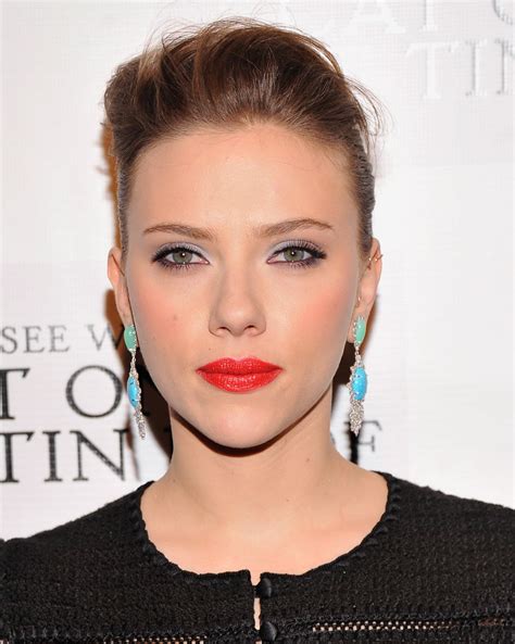 Scarlett Johansson Red Lipstick Scarlett Johansson Looks