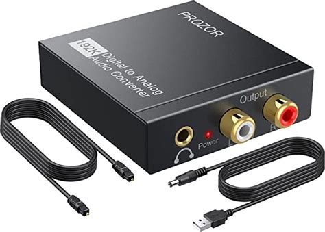 prozor 192khz digital to analog audio converter dac digital spdif