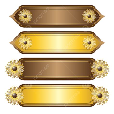 ornament luxury frame vector hd png images luxury gold  brown