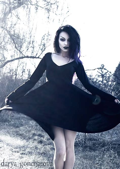 darya goncharova gothic fashion women goth girl fashion