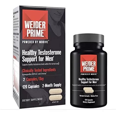 Suplemento Weider Prime Saludable De Testosterona Para Hombr Envío Gratis