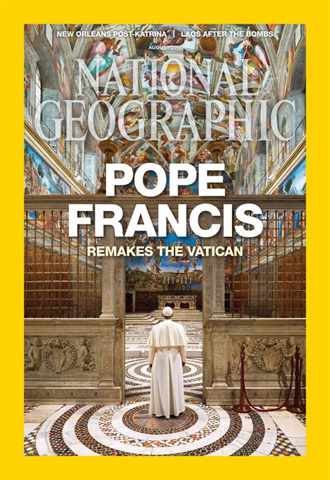 pope francis latest magazine cover national geographic