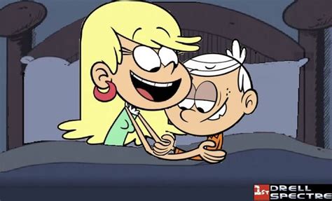 Image Leni And Lincoln In Same Bed  The Loud House