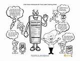 Food Coloring Sheet Label Solus Chef Nutrition Kids Labels Printable Labeling Education Introduces Fun Cartoon Mr Box Healthy Guide Printables sketch template