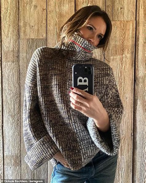 Victoria Beckham Bundles Up In Another Cosy Jumper As She Shares More