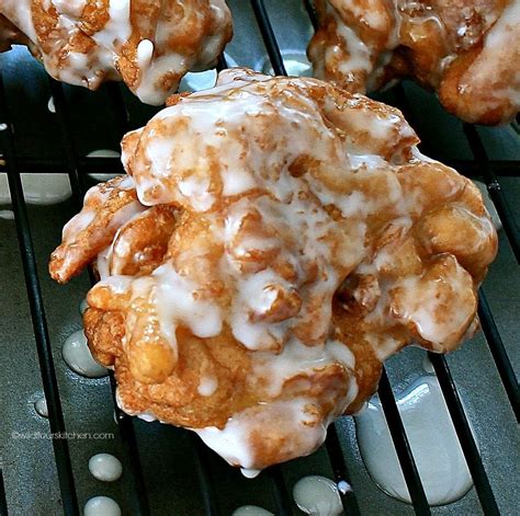 cinnamon apple fritters fried apple doughnuts aka donuts wildflours cottage kitchen