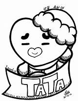 Bt21 Tata Christmas Coloring Pages Color Alexandria Mang Favourites Add Printable sketch template
