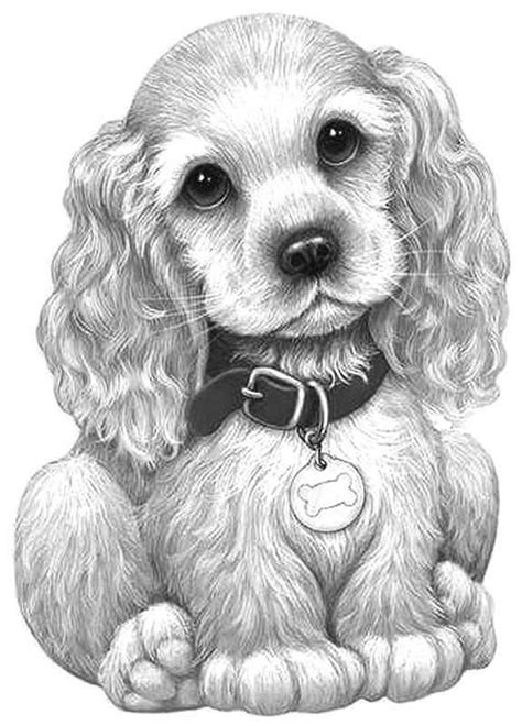 realistic dog coloring pages