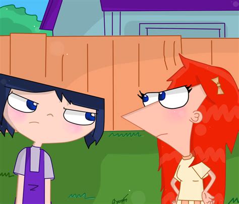 phineas and ferb isabella sexy office girls wallpaper