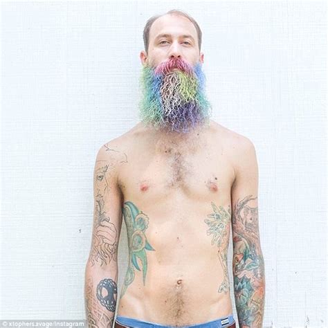 Brightly Colored Facial Hair Is Latest Fad To Grace The Chins Of