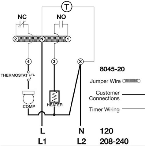 professorinhas defrost timer wiring diagram   defrost timer