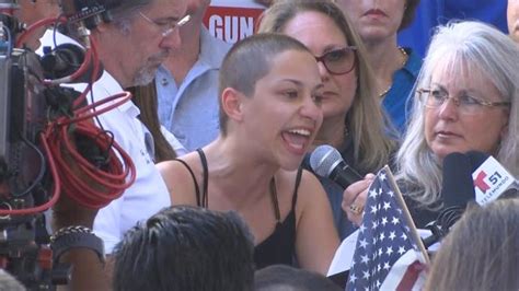 teen gives emotional speech at gun control rally after mass shooting