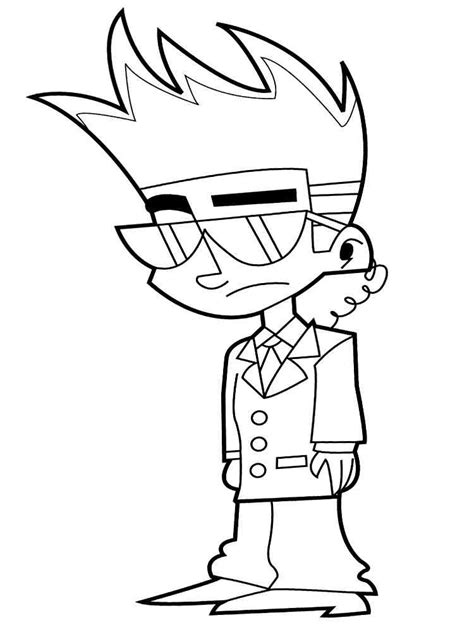 johnny test coloring pages  printable johnny test coloring pages