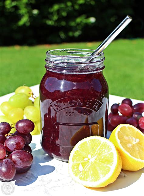 easy grape jam  ingredients  pectin fab food