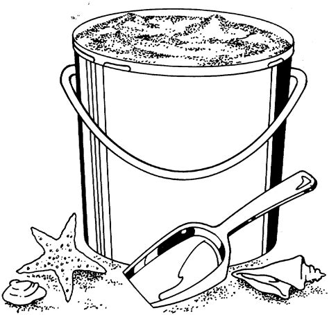 sand buckets coloring pages reserved printables page index color