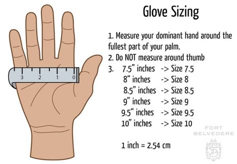 average glove size  men