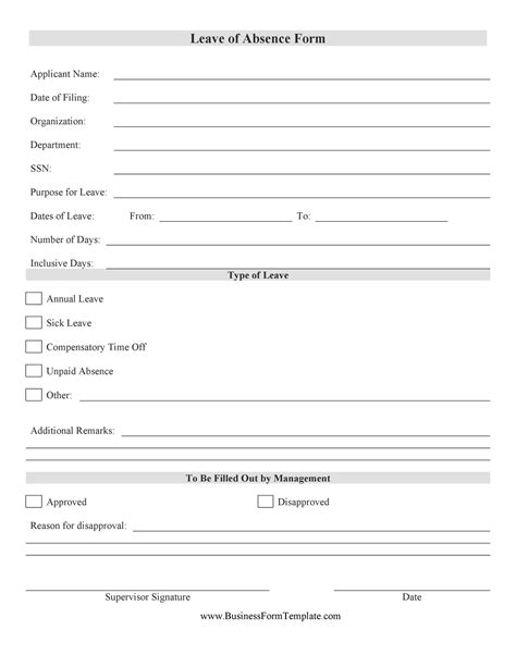 leave  absence letters  forms template lab  hot sex