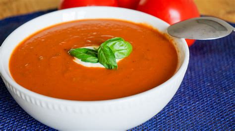 recept verse tomatensoep met basilicum matchu sports