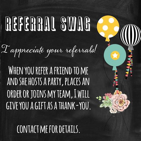 thank you for your referrals it means a lot
