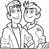 Coloring Kratts Wild Pages Print Drawing Color Coloringpages101 Clipartmag sketch template